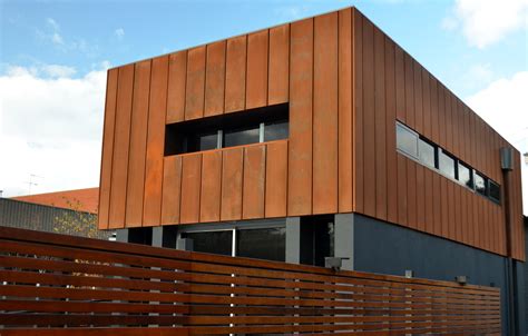 corten metal siding